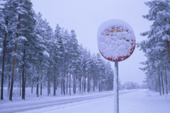 Vägskylt © Kvikkjokksfotografen Tor Tuorda