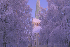 Jokkmokks nya kyrka © Kvikkjokksfotografen Tor Tuorda