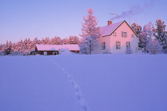 Hus med rävspår, Randijaur © Kvikkjokksfotografen Tor Tuorda