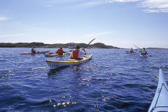 Kajaker vid Marstrand © Kvikkjokksfotografen Tor Tuorda