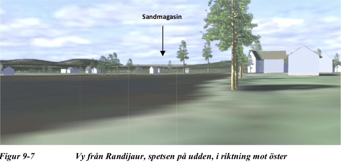 Det ger ju jobb att exploatera sönder naturen. Här med den planerade gruvan vid Randijaur och dess gruvdamm.