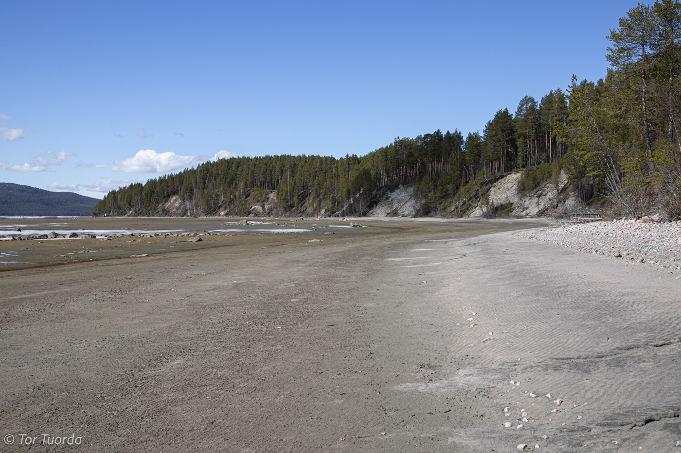 Vattenfalls erosion i Lilla Lule älv är brutal