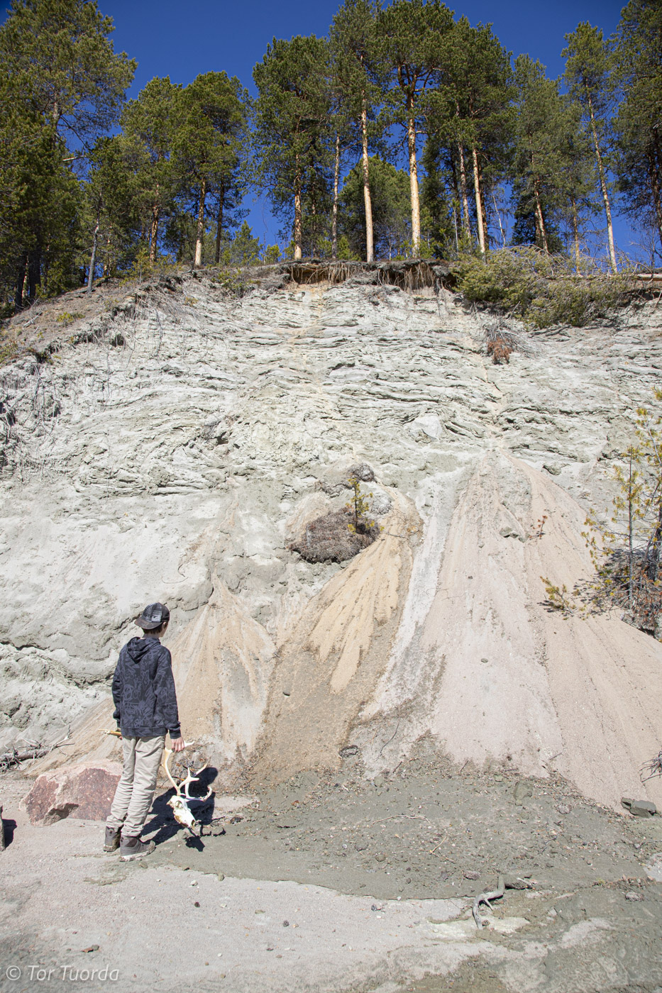Vattenfalls erosion i Lilla Lule älv är brutal