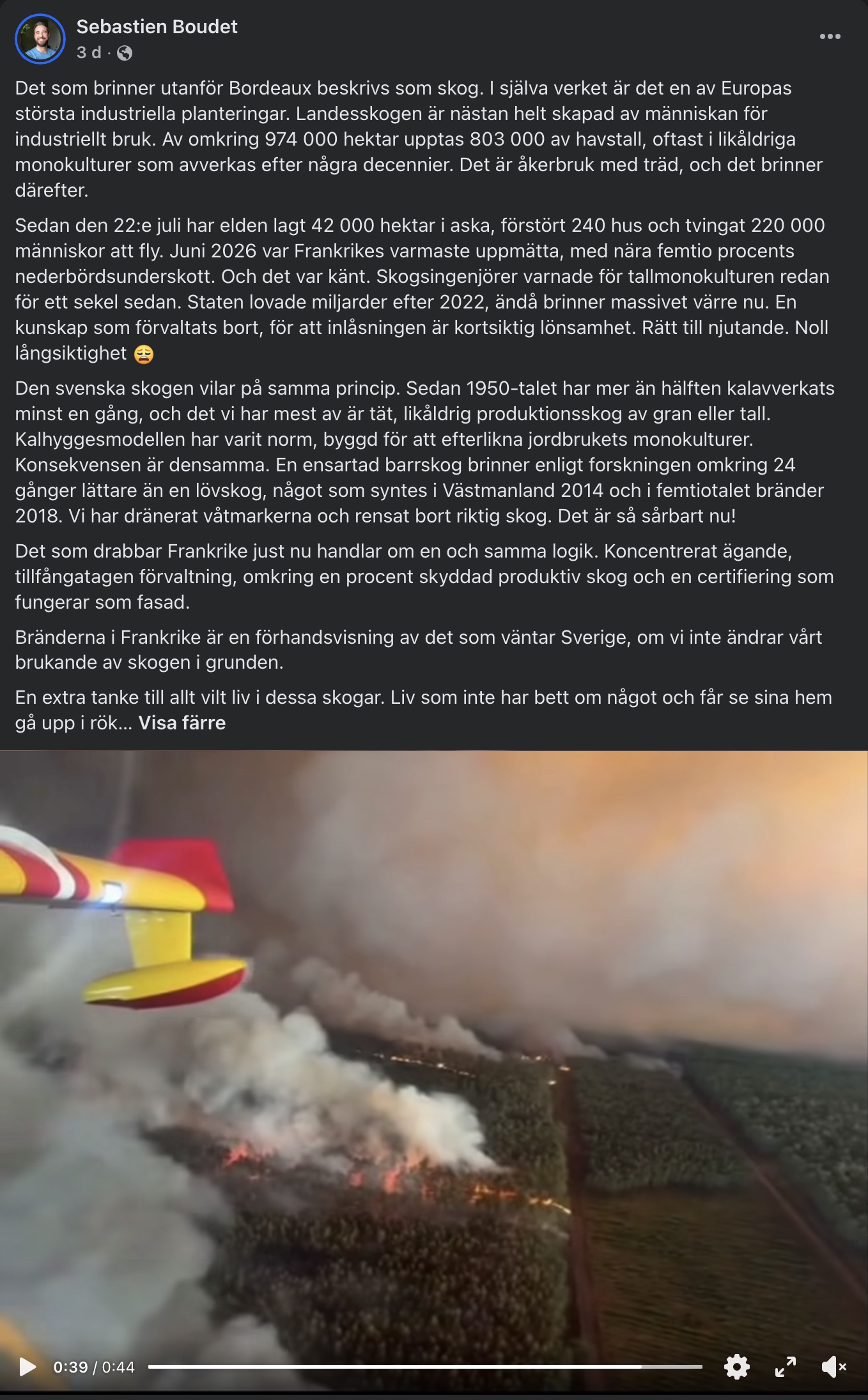 MSC felsatsar i brandförsvaret